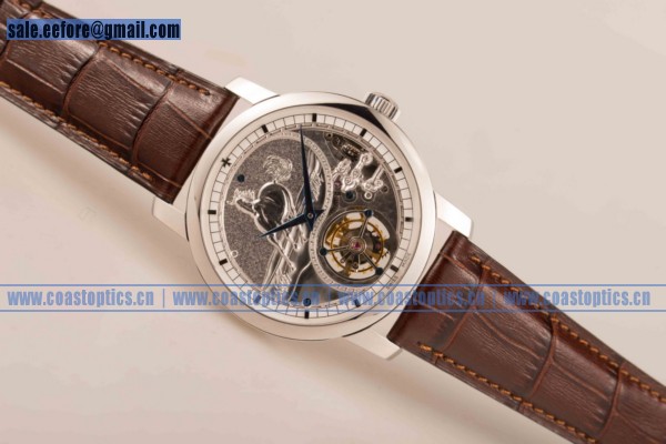 1:1 Clone Vacheron Constantin Traditionelle Minute Repeater Tourbillon Watch Steel 5180103